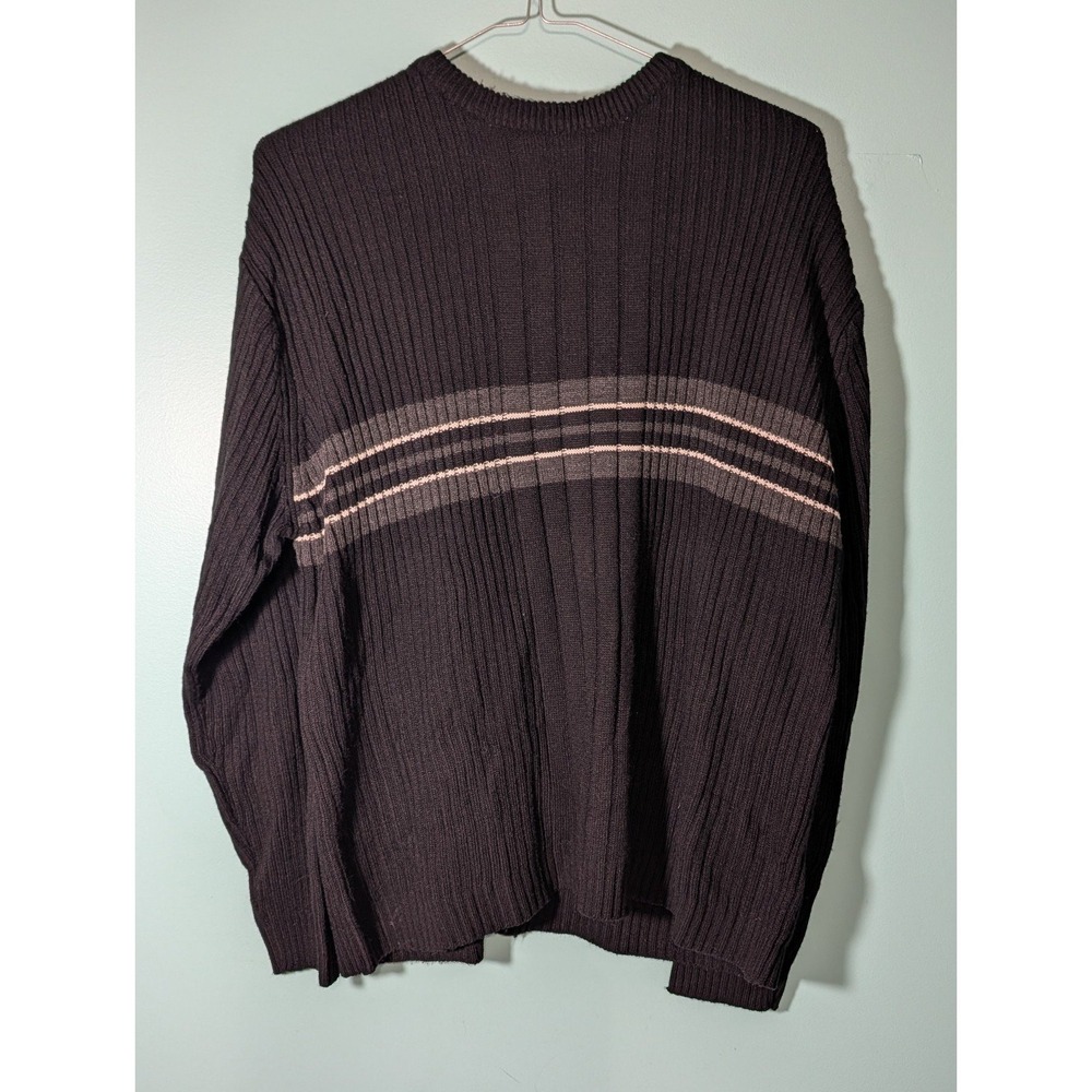 Blue Issue Mens Gray And Black Sweater Size XL 100% Acrylic